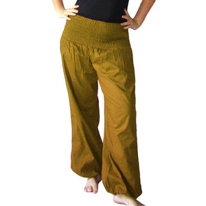 Pluderhose EXTRA LONG Pump pants Yoga pants ochre kissagato image 2