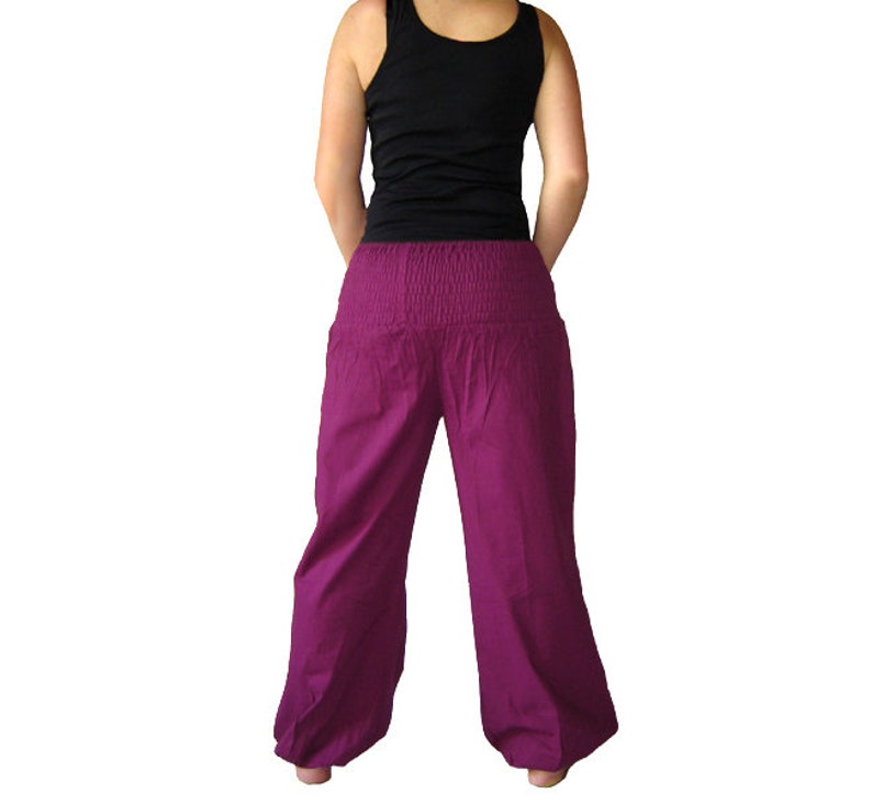 Pantalon de yoga Pluderhose Pumphose lilas kissagato image 4