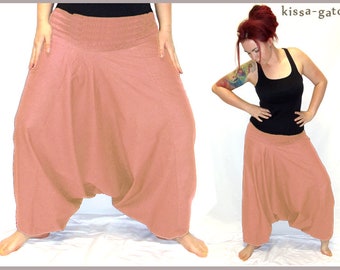 Harem pants Pluderhose Pump pants Sarouelhose Yoga old pink pink kissagato