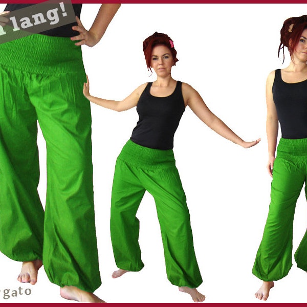 Pluderhose EXTRA LONG Pump pants Yoga pants apple kissagato