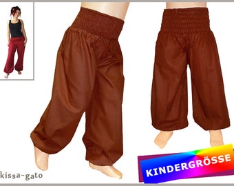 KINDER Pumphose BOB Pluderhose braun Hose kissagato Kinderhose Gr. 68 bis 140