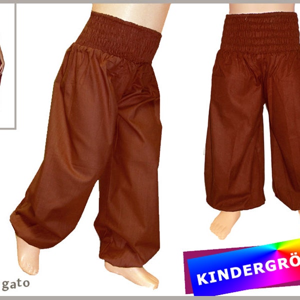 KIDS Pump Pants BOB Pluderhose brown Pants kissagato Children's Pants Size 68 to 140