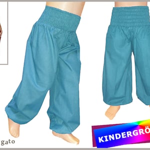 KIDS Pump Pants BOB Pluderhose light blue Pants kissagato Children's Pants Gr. 68 S image 1