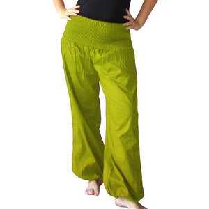 Pluderhose Pumphose Yoga Pants olive kissagato image 3