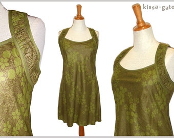 Tunic dress LAISA olive green kissagato Top S M L XL top