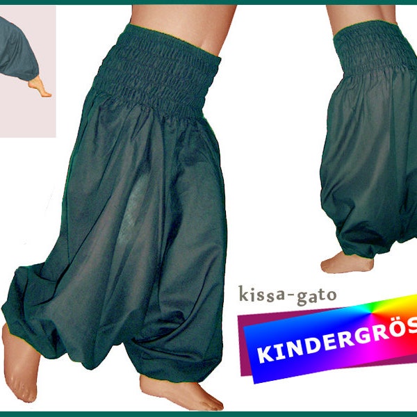 CHILDREN Plus Pants Pump Pants Deep Crotch Petrol Pants kissagato Children's Pants Size 68 to 140