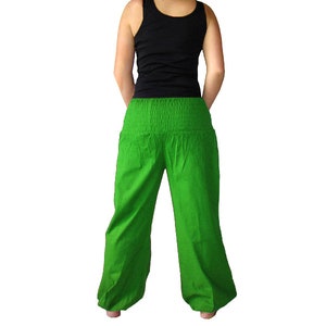 Pluderhose 100 cm Pumphose Yoga Pants apple green kissagato SHORT SIZE image 4