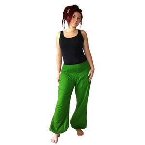 Pluderhose 100 cm Pumphose Yoga Pants apple green kissagato SHORT SIZE image 2