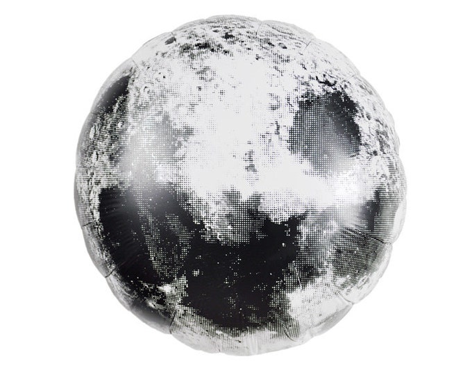 Moon Print Mylar Balloon Etsy