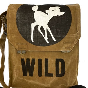 WILD, schwarz, recycling tasche, oliv, Umhängetasche Damen, Umhängetasche Herren Bild 1