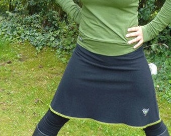 A-shaped skirt! black, green ALL YEAR ROUND