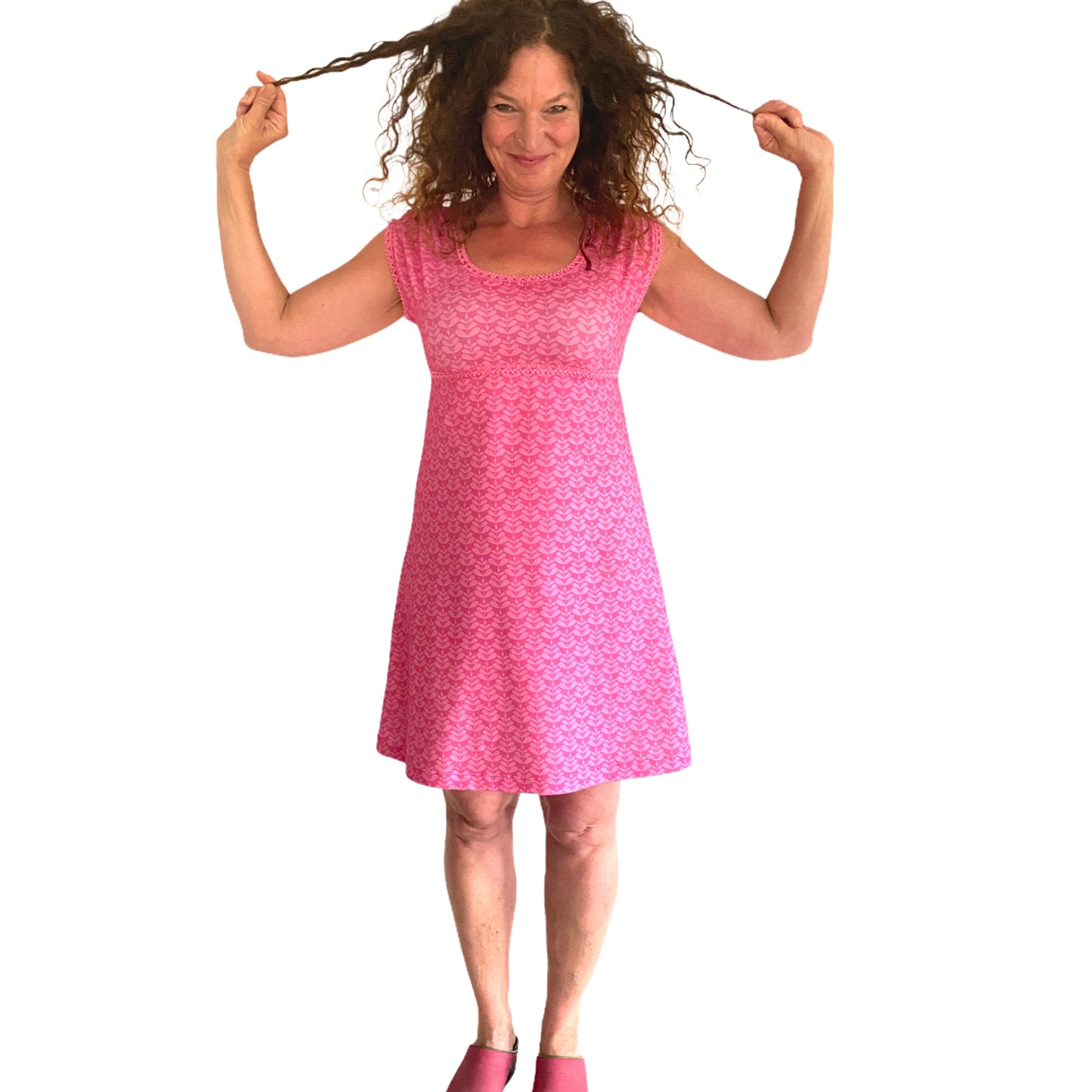 white christmas dresses Adult Microbes A-Line Dress with Pockets main image 1