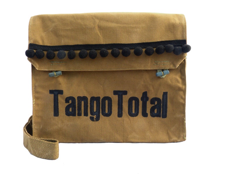 TangoTotal, oliv, recycelte Laptop, Schultasche, Umhängetasche Damen, Umhängetasche Herren Bild 1