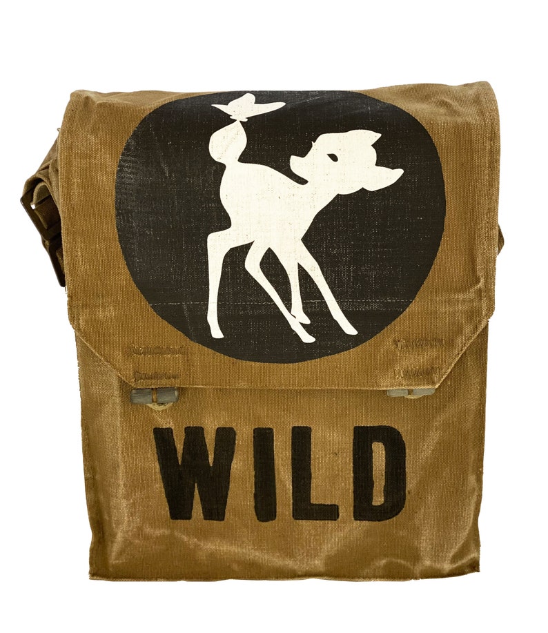 WILD, schwarz, recycling tasche, oliv, Umhängetasche Damen, Umhängetasche Herren Bild 2