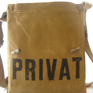 Privé, sac de recyclage, olive, sac à bandoulière pour femme, sac à bandoulière pour homme image 3