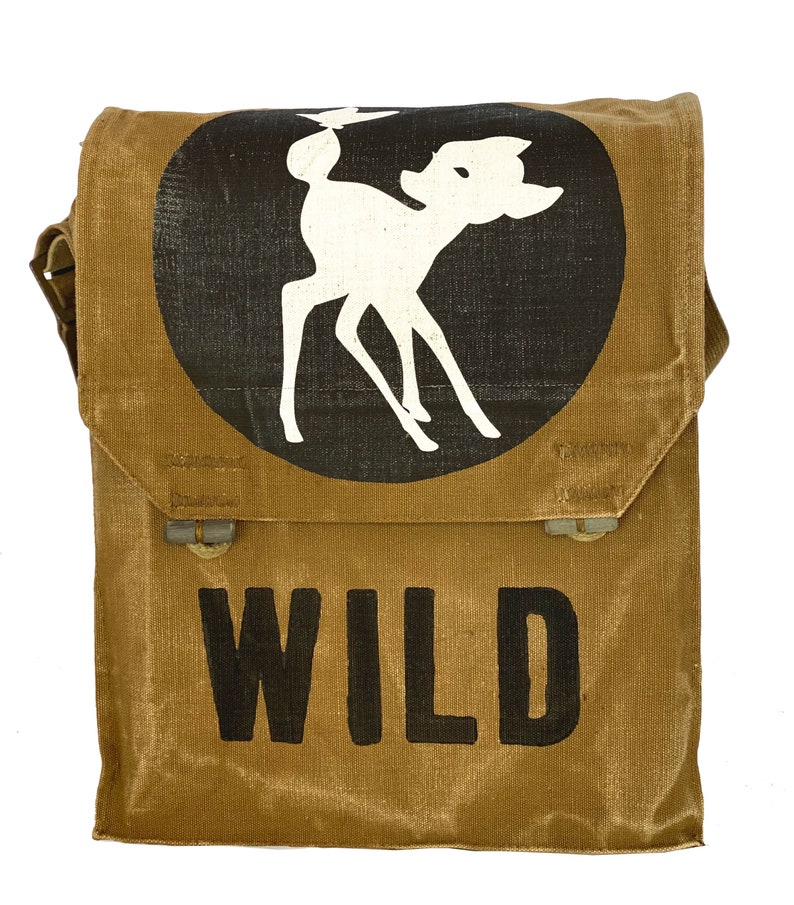 WILD, schwarz, recycling tasche, oliv, Umhängetasche Damen, Umhängetasche Herren Bild 3