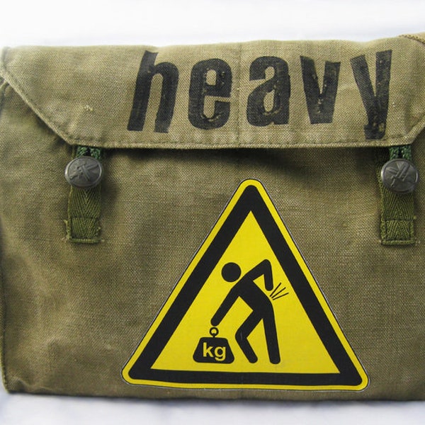 Heavy, recycling Tasche, oliv