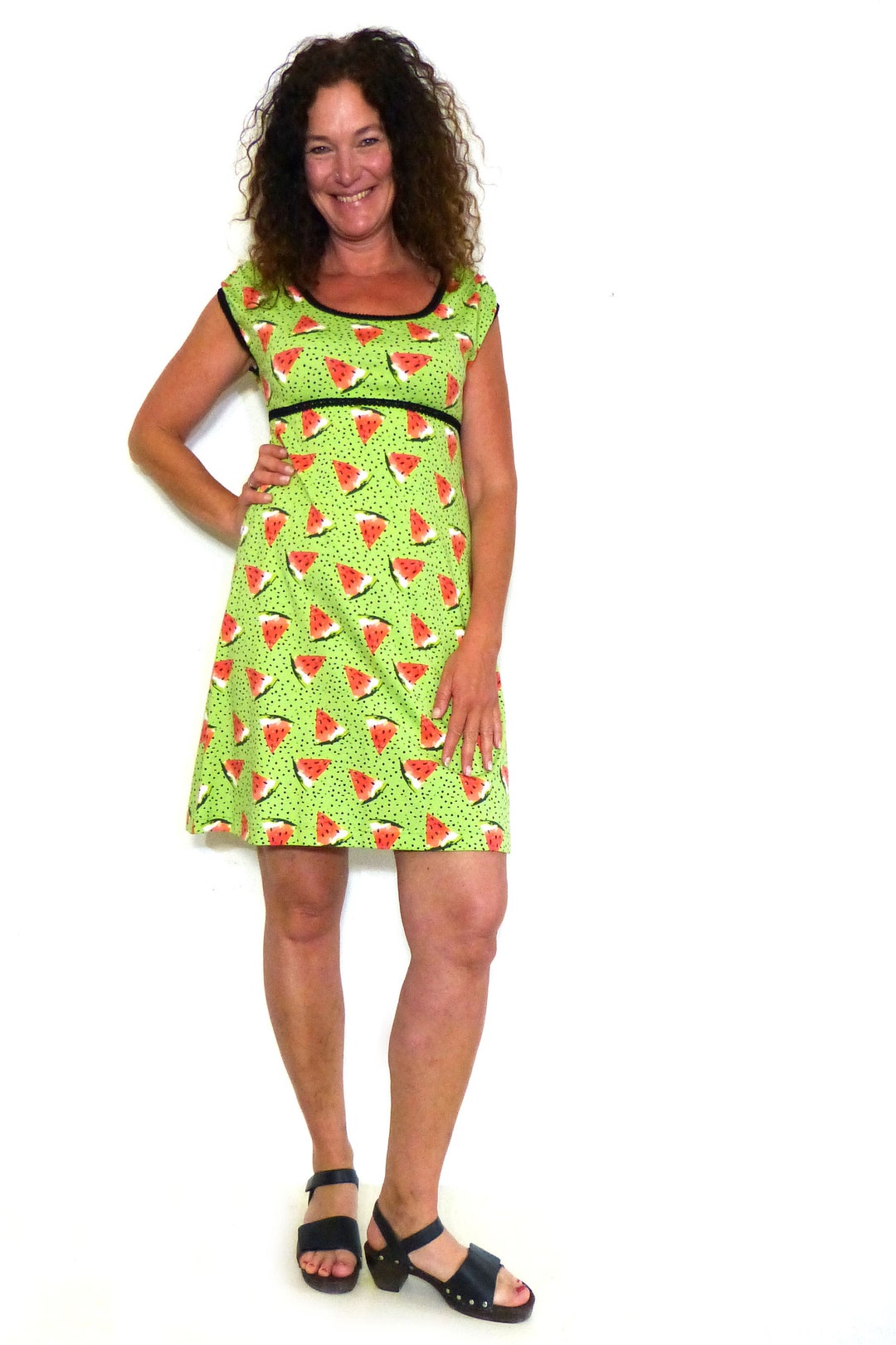 Melon Pima Yoke Dress main image 0