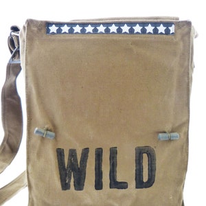 WILD, schwarz, recycling tasche, oliv, Umhängetasche Damen, Umhängetasche Herren Bild 4