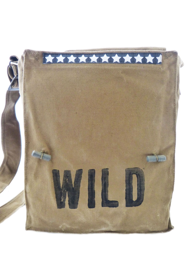 WILD, schwarz, recycling tasche, oliv, Umhängetasche Damen, Umhängetasche Herren Bild 4