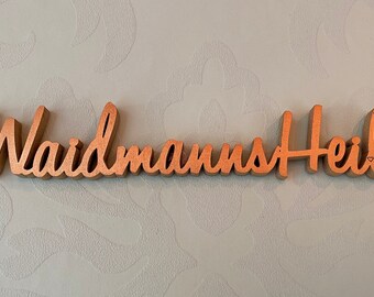 Writing, laser writing, wall decoration, MDF letters, decorative writing, No Gallery