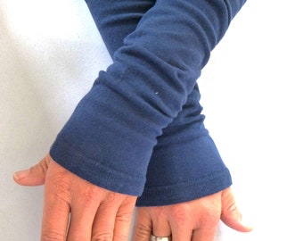 Cuffs, arm warmers, wrist warmers UNISEX - navy blue