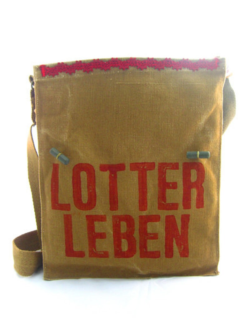 Lotterleben, recycling Tasche, oliv, Umhängetasche Damen, Umhängetasche Herren Bild 2