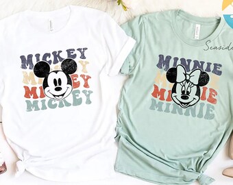 Mickey Retro Groovy Shirt, Mickey Mouse Face Shirt, Mickey Disney Shirt, 90s Mickey Shirt, Disney Vacation Shirt, Disneyland Shirt