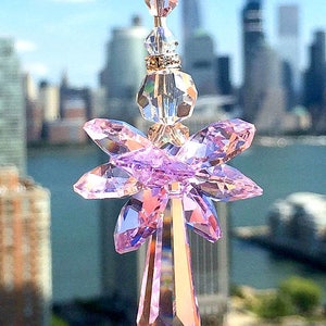 Crystal Angel Hanging Decor, Glass Prism Angel, Crystal Prism Hanging Suncatcher, Jewel Suncatcher, Crystal Angel Suncatcher