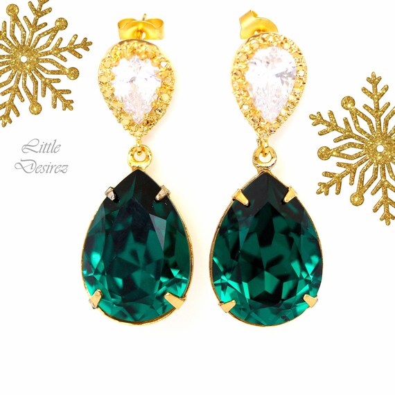 dark gold earrings