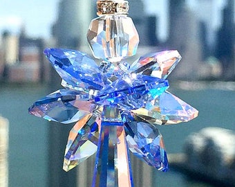 Glass Prism Angel, Crystal Prism Hanging Suncatcher, Jewel Suncatcher, Crystal Angel Suncatcher, Crystal Angel Hanging Decor