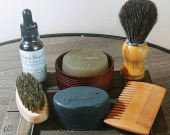 Men's Spa Gift Box, Dad Gift, Care Package for Him, Bachelor  Gift Box, Beard Grooming Set