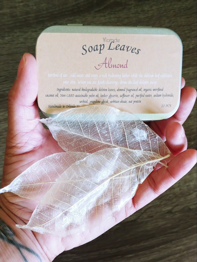 Soap leaves Natural Biodegradable Soap Leaves Hand Soap Etsy