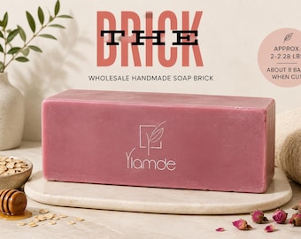 Wholesale Handmade Soap Brick: Giant Bar, Oats & Honey