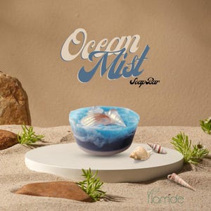 Ocean Mist Fragrance Soap, Glycerin Soap, Handmade Soap, Keepsake Gifts, Birthday Theme, Wedding Theme