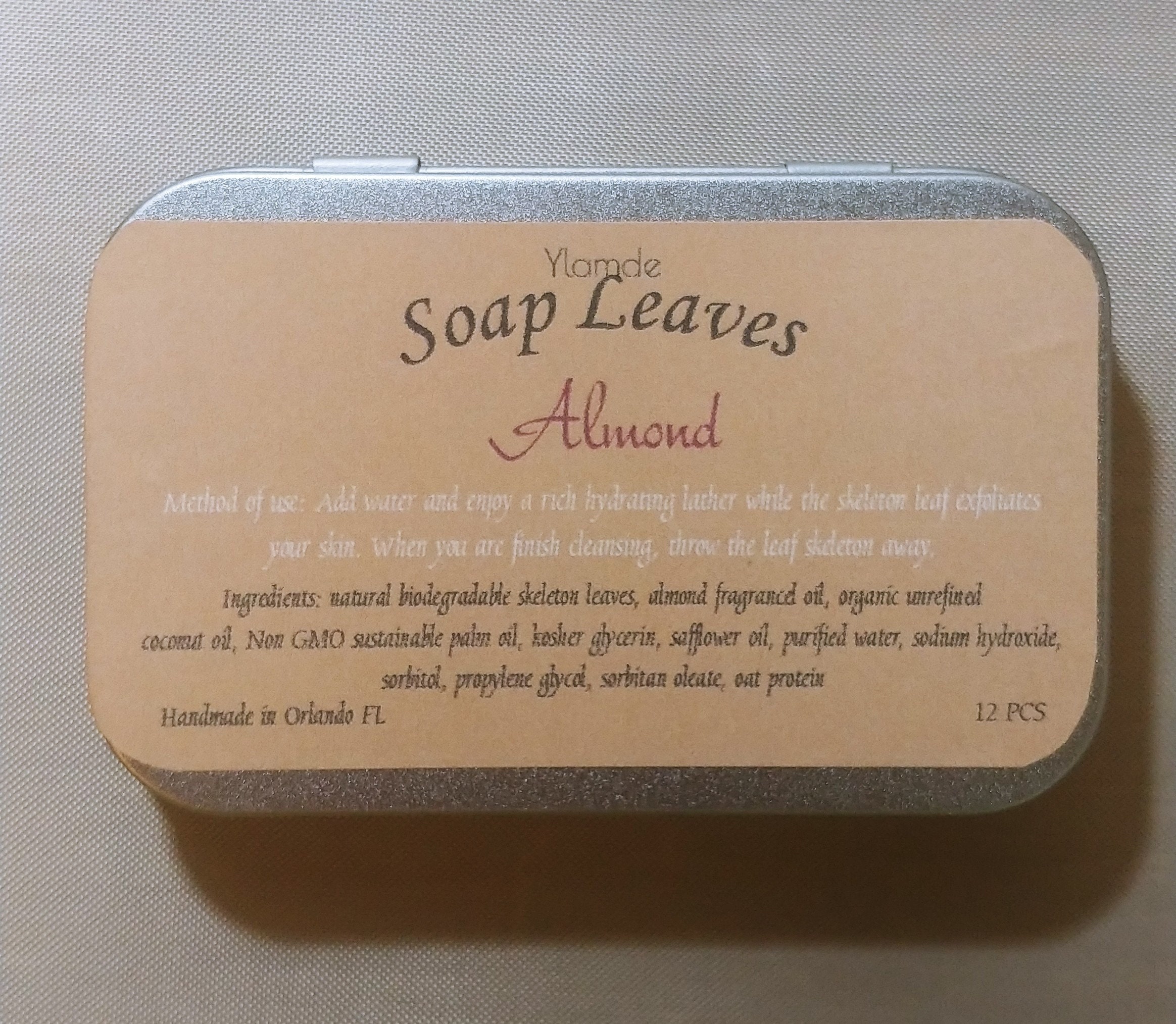 Soap leaves Natural Biodegradable Soap Leaves Hand Soap Etsy