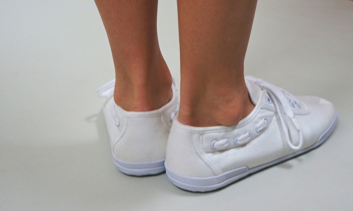 lace canvas sneakers