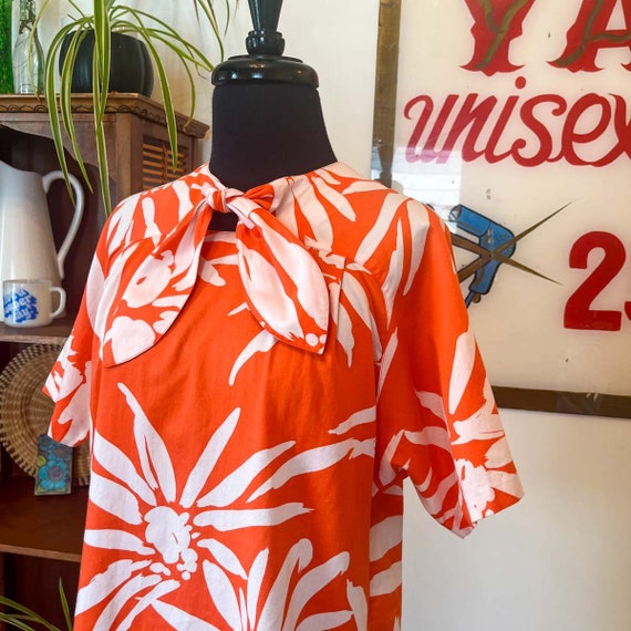 Medium Bright Patterned Blouse : Vintage Handmade… - image 2