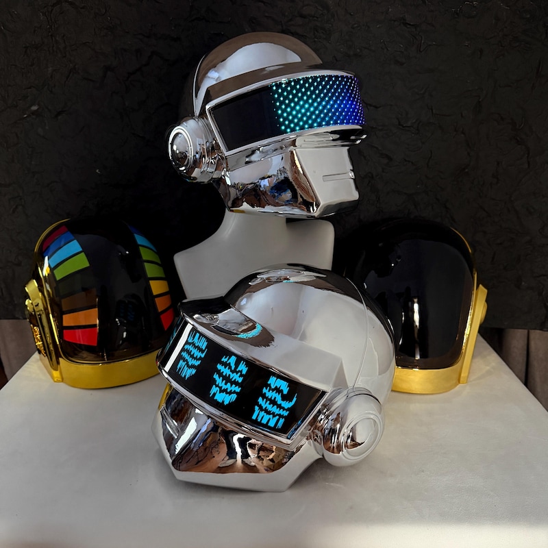 Gold Led Helmet - Etsy UK
