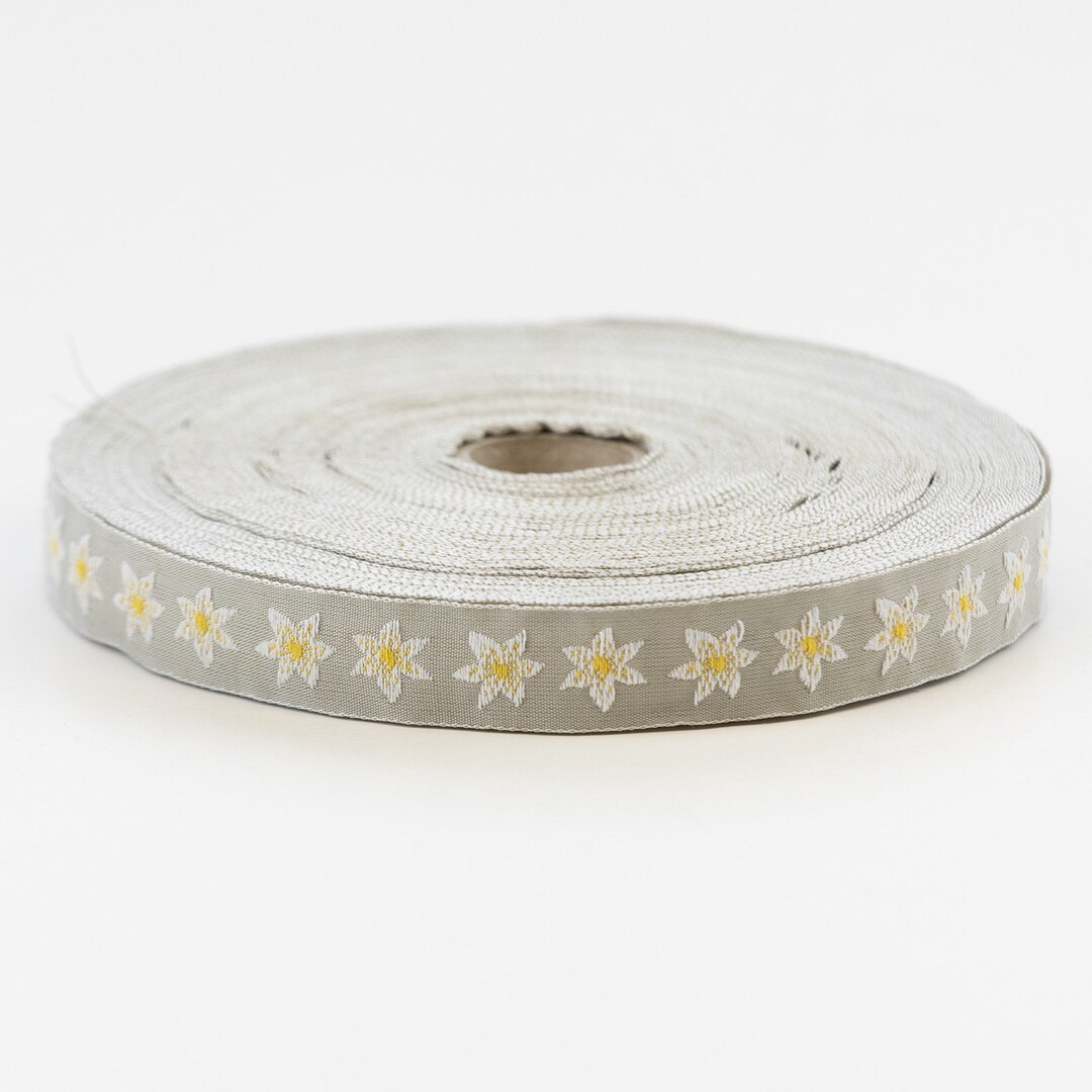 KAFKA C-07/02 Jacquard Ribbon Organic Cotton Trim 9/16