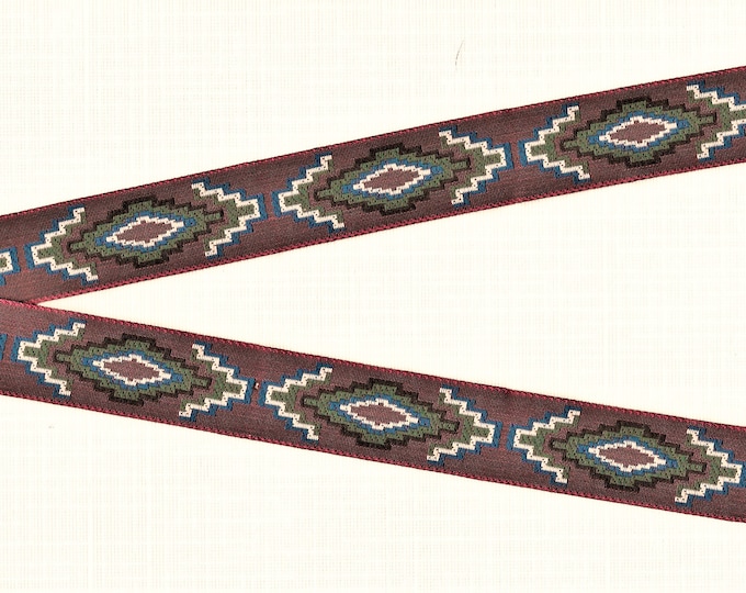NATIVE AMERICAN D-15-A Jacquard Ribbon Polyester Trim 3/4 Wide (20mm ...