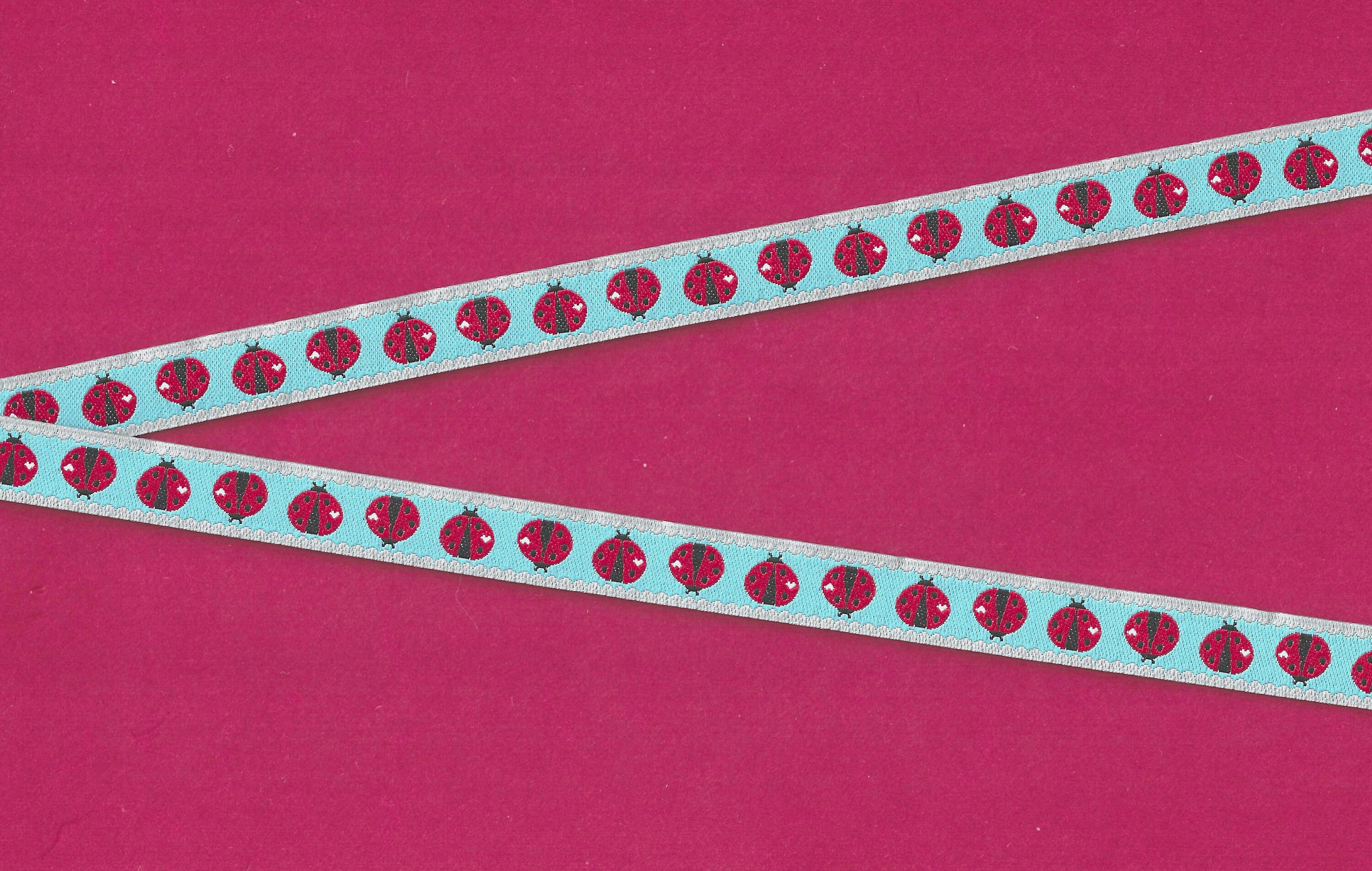 INSECTS B-06-A Jacquard Ribbon Poly Trim 1/2