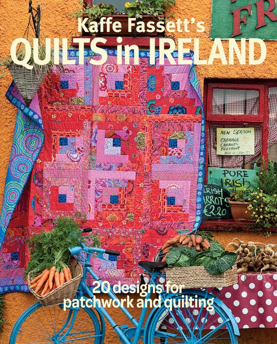 Kaffe Fassett's QUILTS in IRELAND, Soft Cover 160pgs, Like New