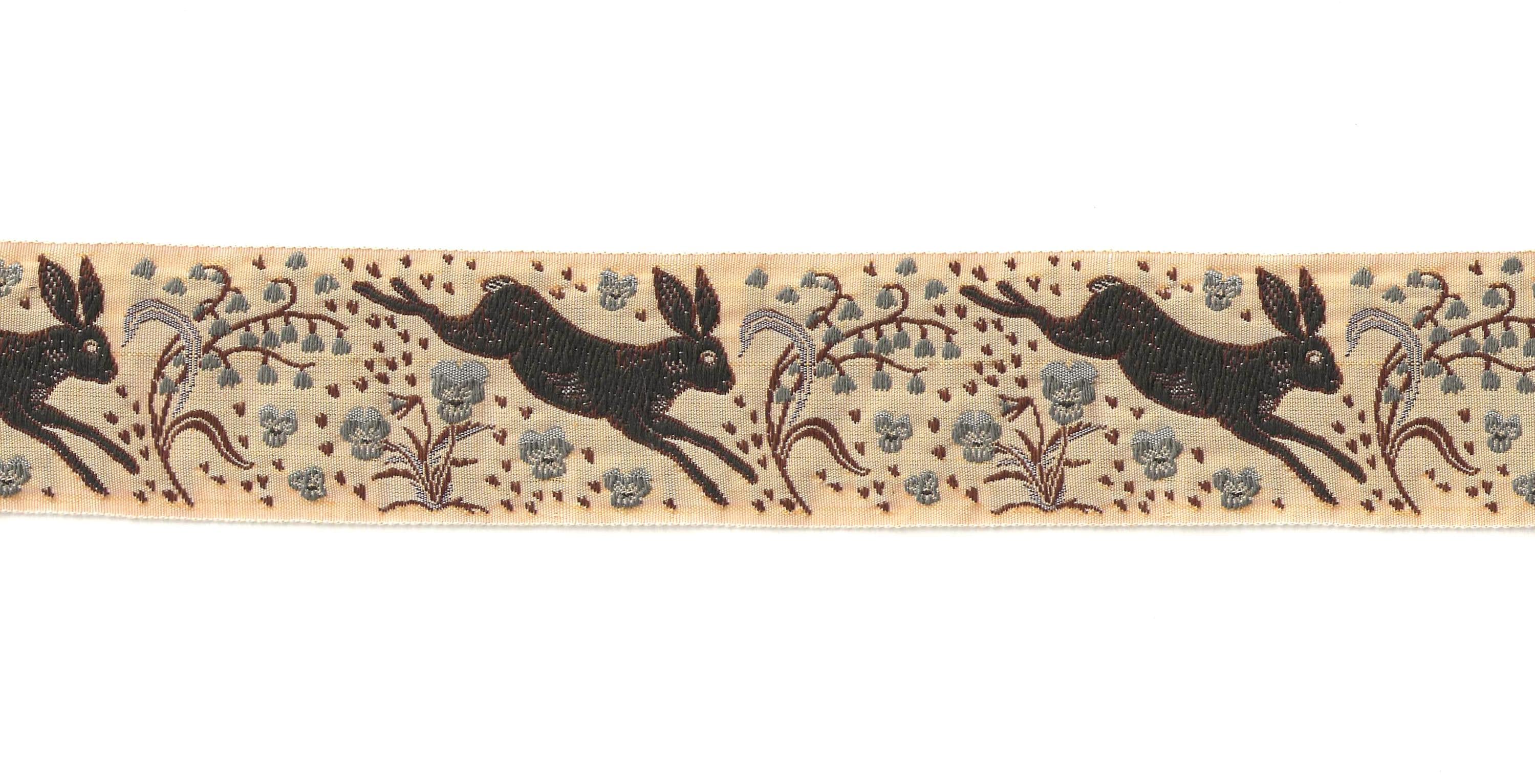 KAFKA H-27/08 Jacquard Ribbon Organic Cotton Trim 1 1/2 wide (38mm