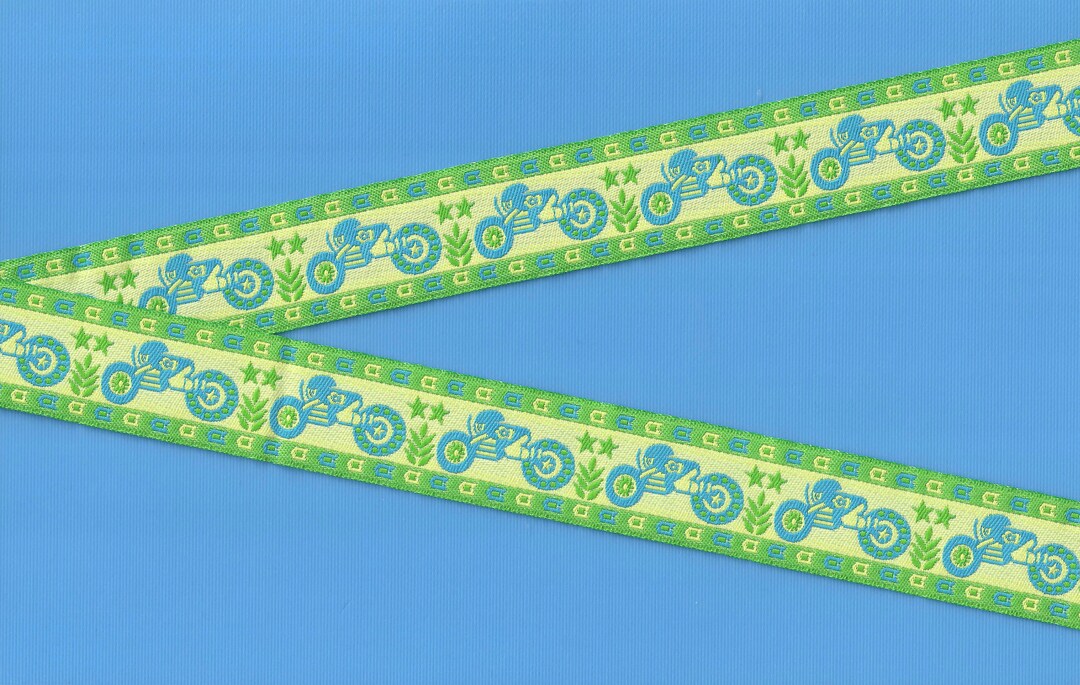 Sports/motorcycles F-01-A Jacquard Ribbon Poly Trim 1