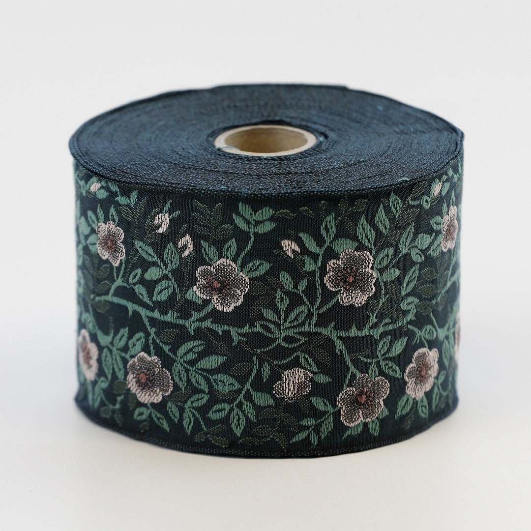 KAFKA L-01/06 Jacquard Ribbon Woven Organic Cotton Trim 2-3