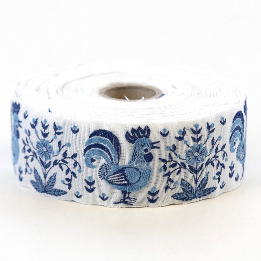 KAFKA G-25/08 Jacquard Ribbon Organic Cotton Trim 1-1/4
