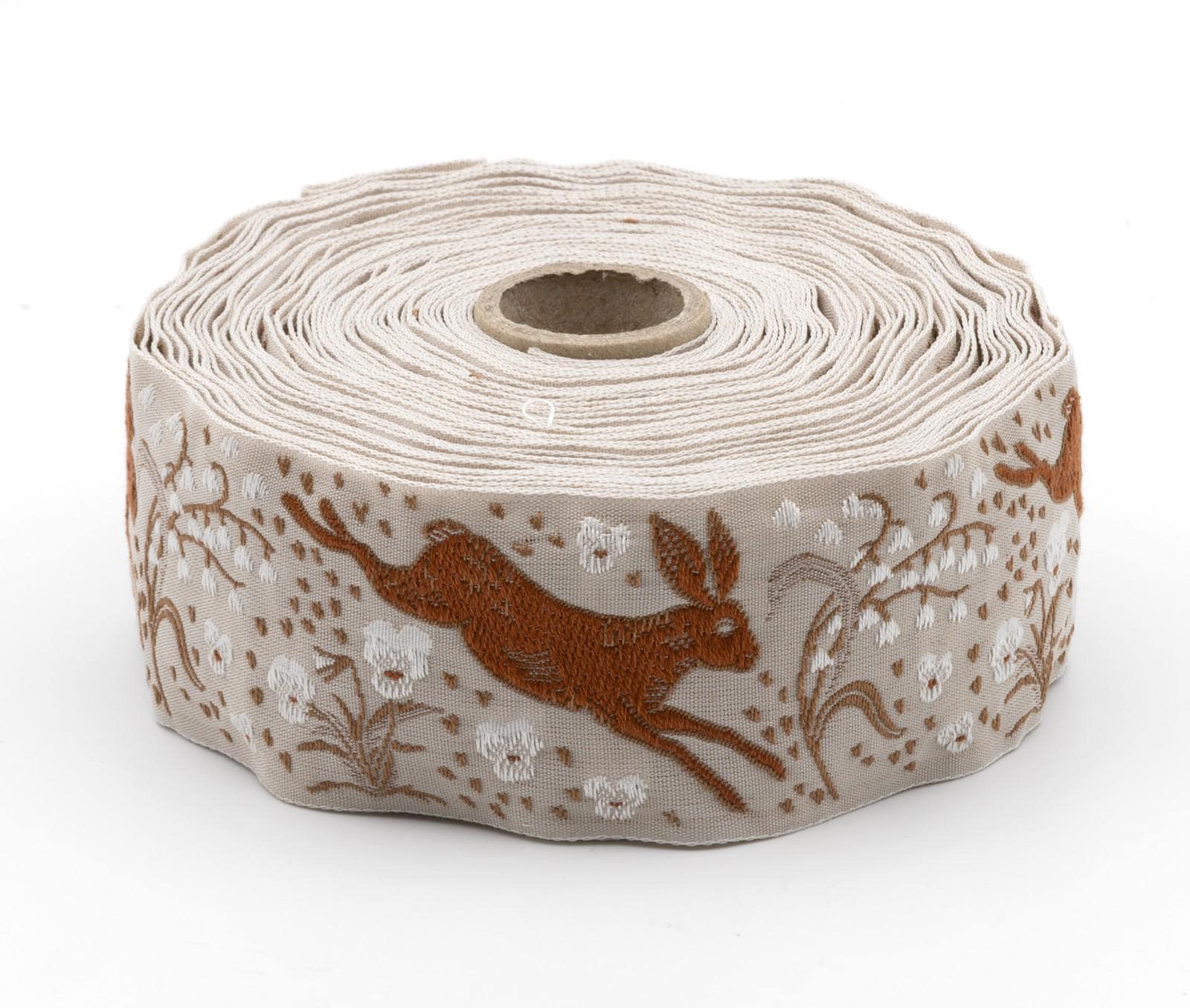 KAFKA H-27/06 Jacquard Ribbon Organic Cotton Trim 1 1/2 wide (38mm