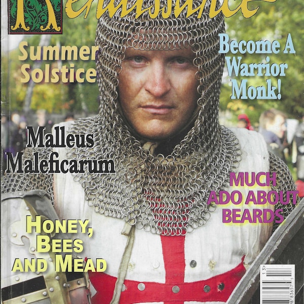 RENAISSANCE Magazine Vol. 16 #1, Issue #79 The Highland Renaissance Faire, SCA Sewing Costuming Theater Reference Research History