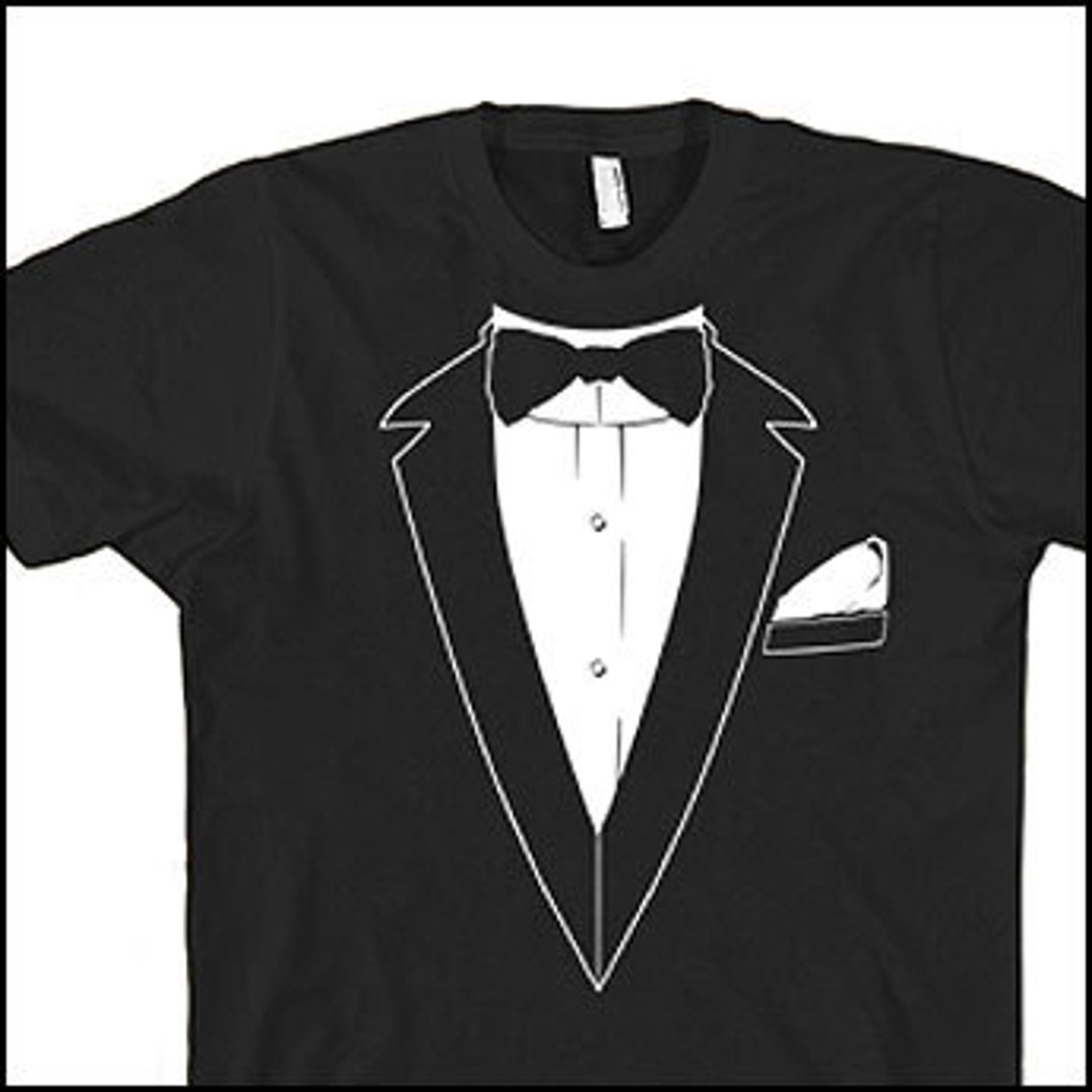 TUXEDO T-SHIRT Wedding T-shirt Wedding Party Bachelor Party - Etsy